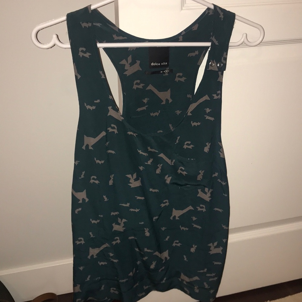 Cute Dark Turquoise Tank